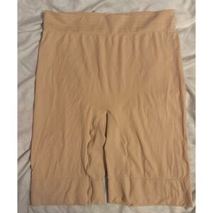 NEW Jockey Plus Size Beige High‎ Waisted Seamless Shapewear Shorts, Size XXL
